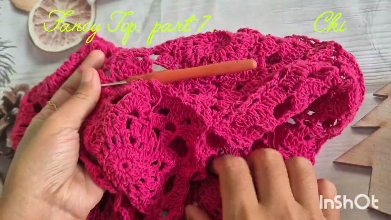 Fancy Top,  part 7 #chi #handmade