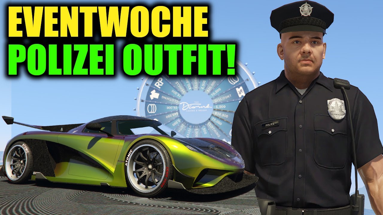 Eventwoche : Gratis Polizei Outfit und Supersport Wagen - GTA 5 Online Deutsch