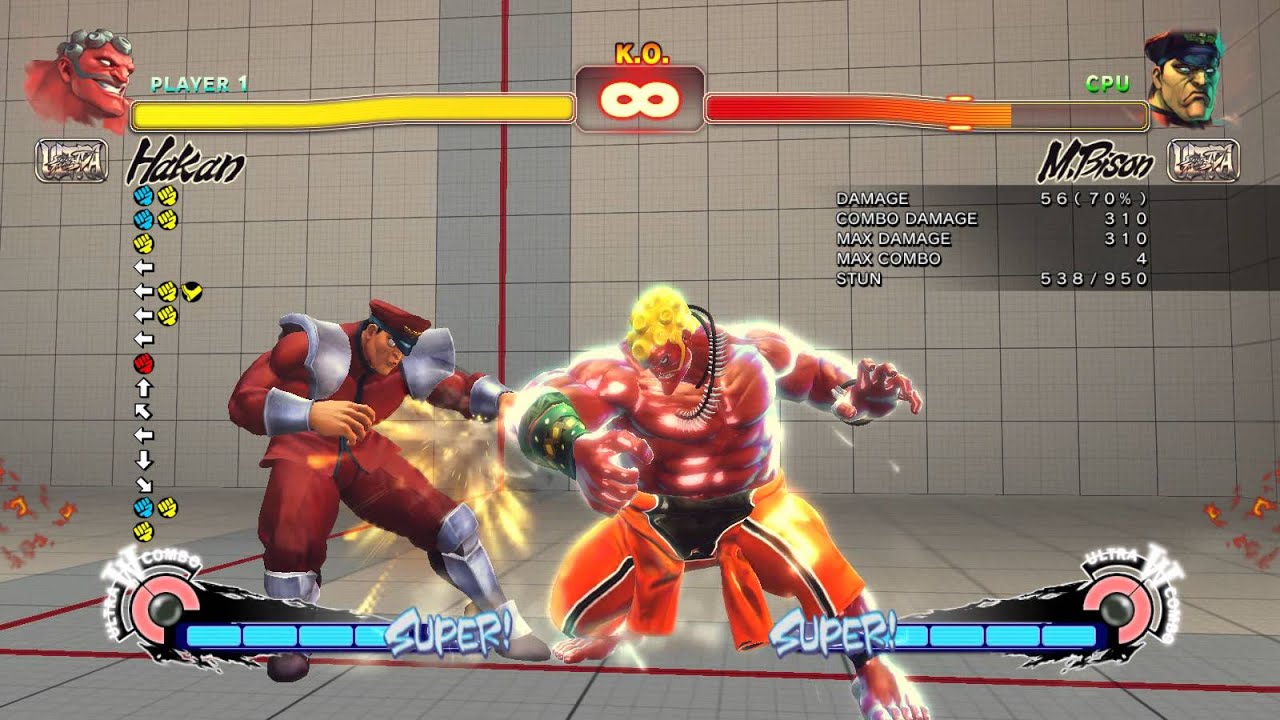Ultra Street Fighter IV   Hakan combos