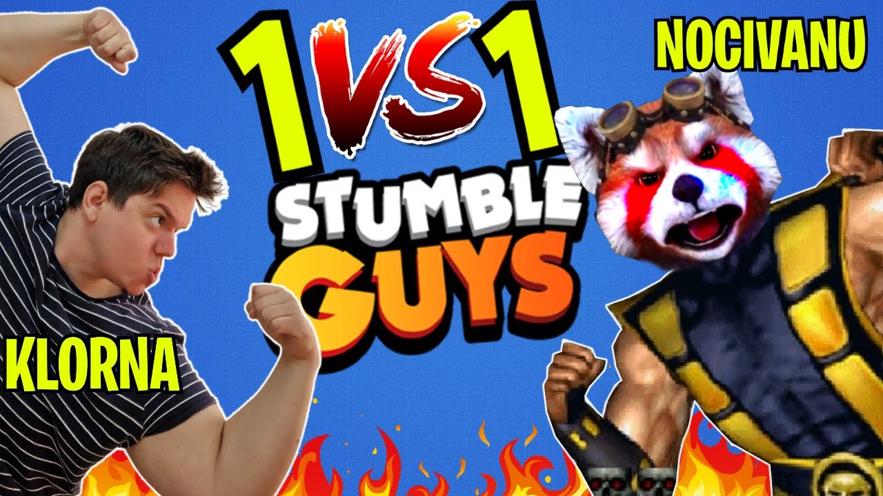 L-AM PROVOCAT PE NOCIVANU LA 1 VS 1 IN STUMBLE GUYS! Prima Data Cand Joc