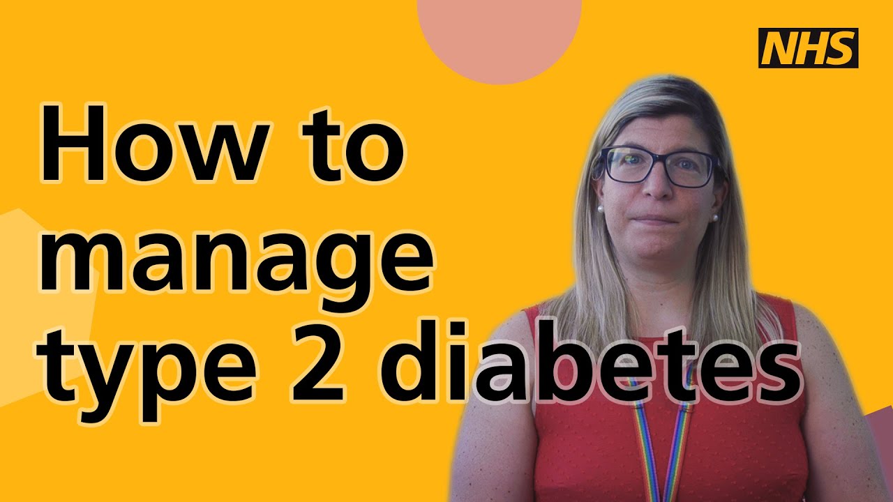 How to manage type 2 diabetes