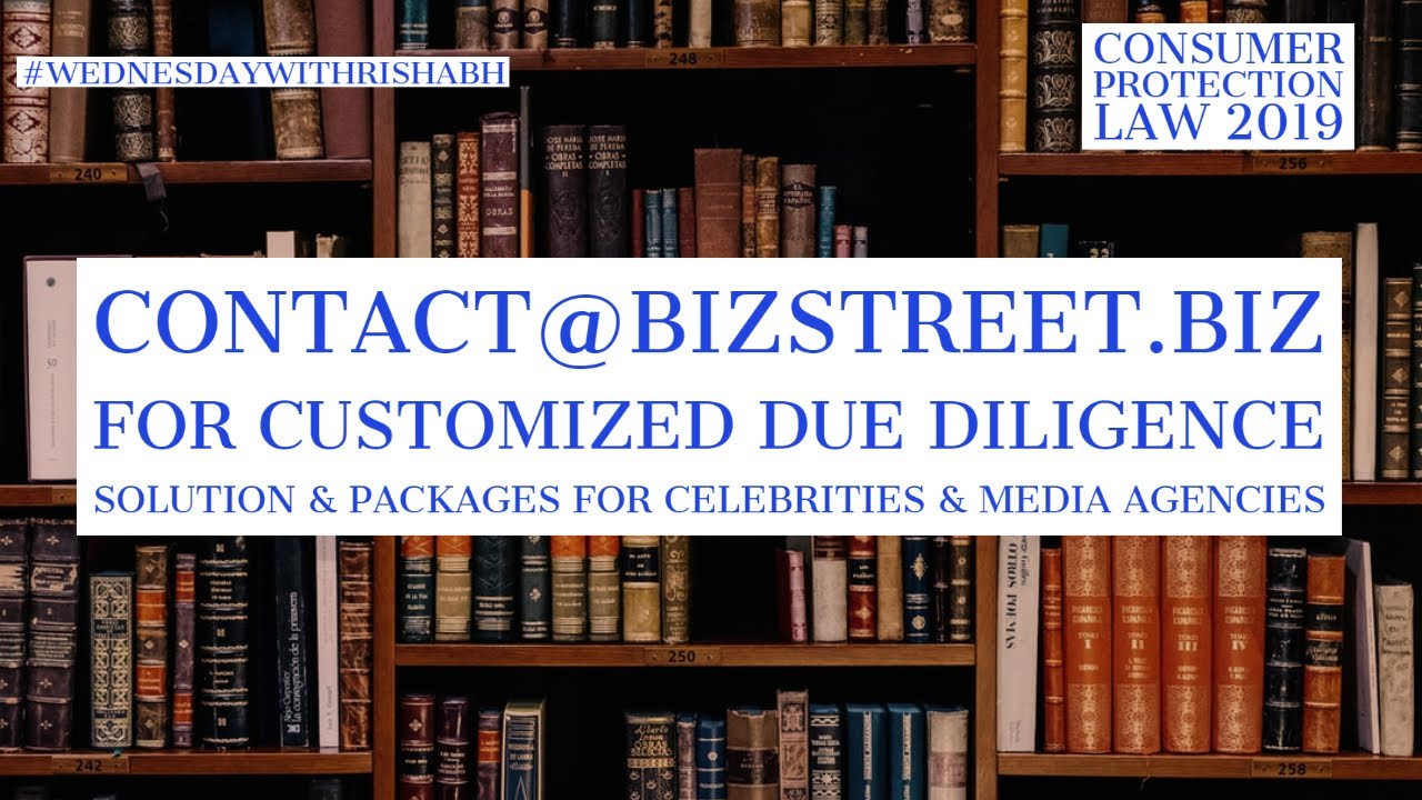 Consumer Protection Act 2019 explained in #WednesdaywithRishabh