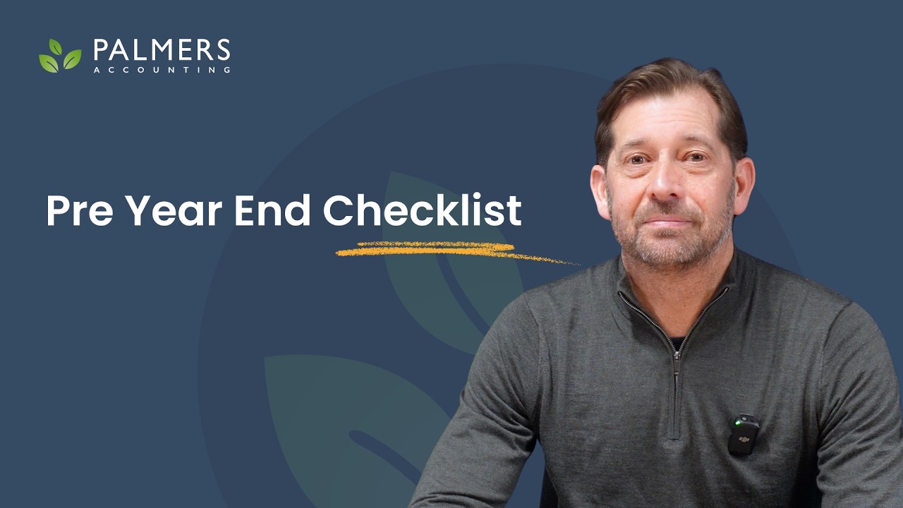 Pre Year End Checkist