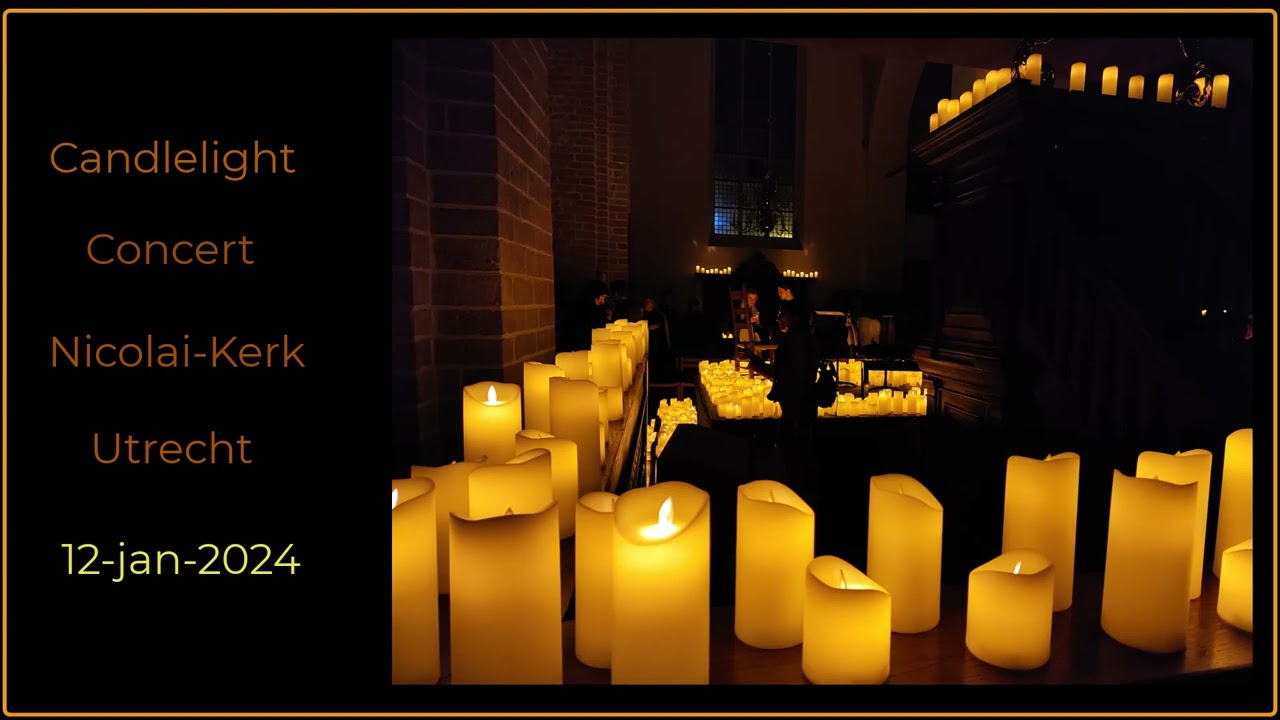 Candlelight Concert Nicolai Kerk Utrecht. Een tribute aan Hans Zimmer.