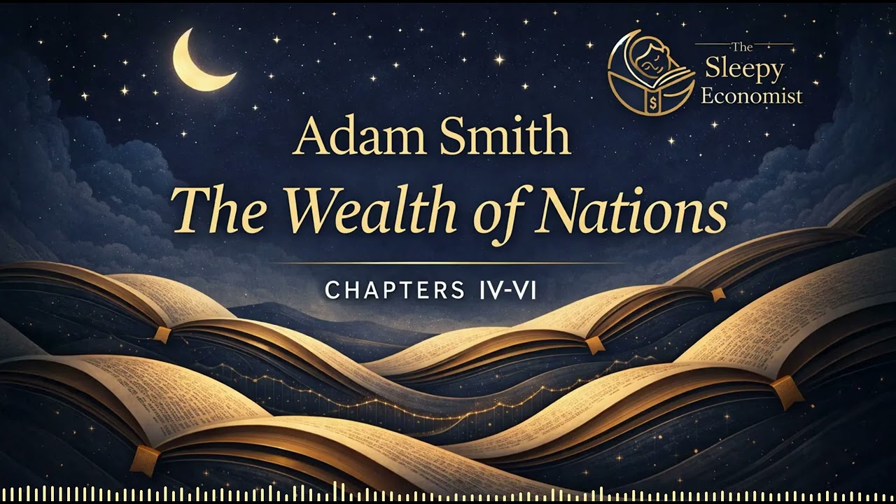 💤 Calm Reading of Adam Smith’s Wealth of Nations - Book 1 Ch. 4-6 | Sleepy History and Finance