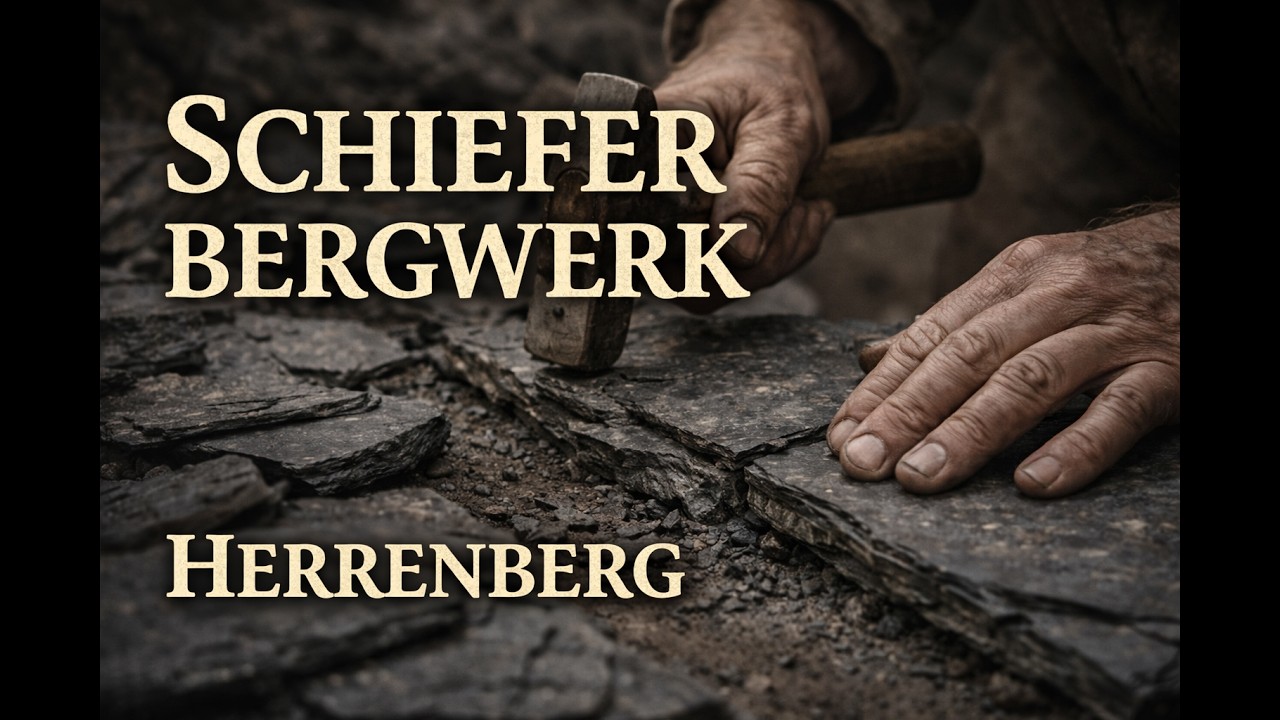 Die Schiefergrube / Schieferbergwerk Herrenberg bei Bundenbach