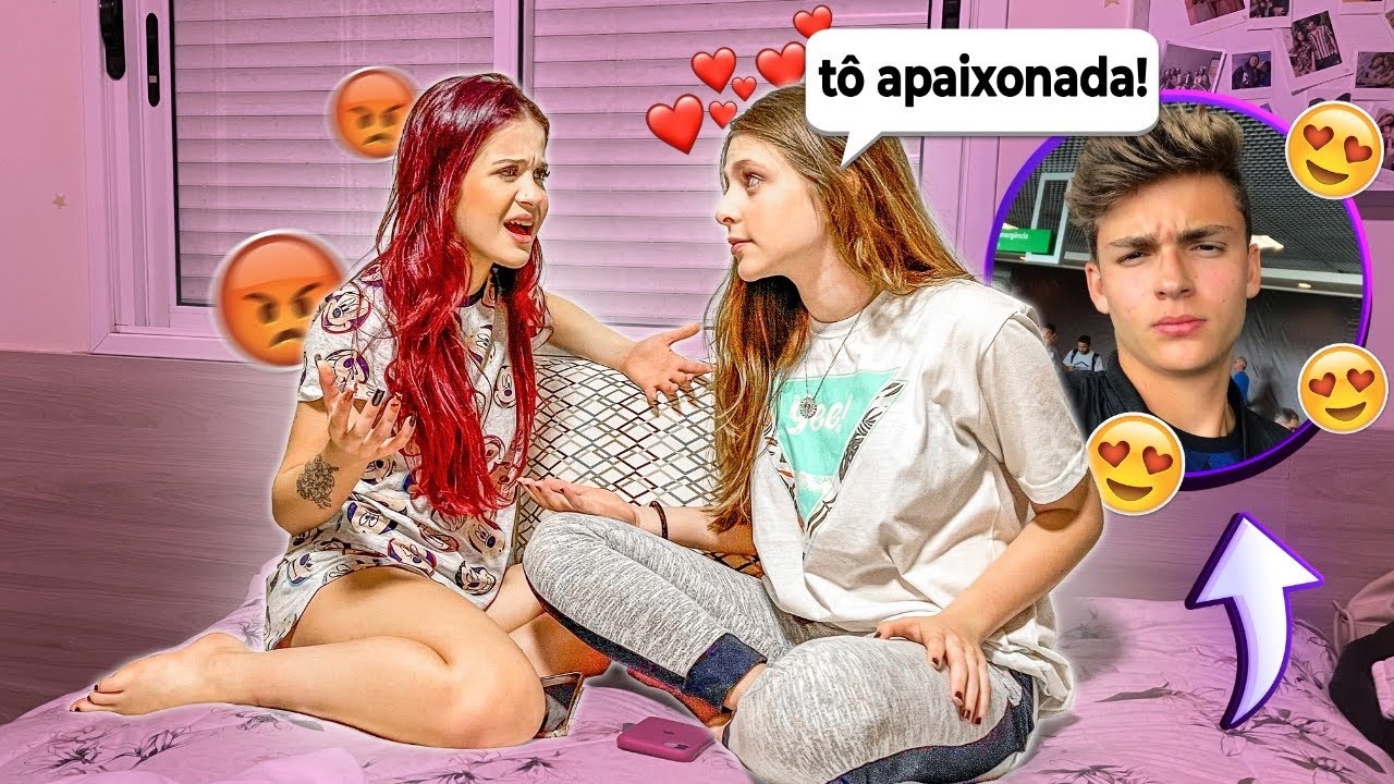 A AMANDA ESTÁ APAIXONADA PELO CRUSH DA MANU!