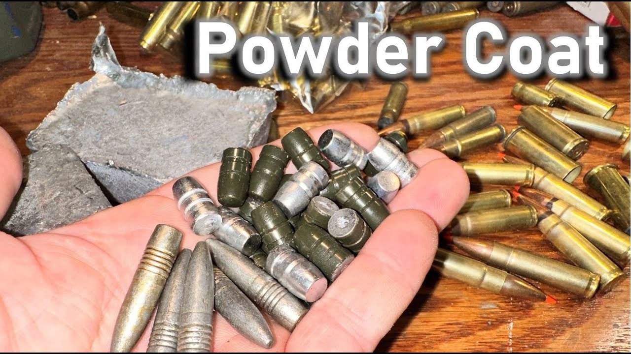 Learning to Powder Coat Lead Cast Bullets from Tire Weights