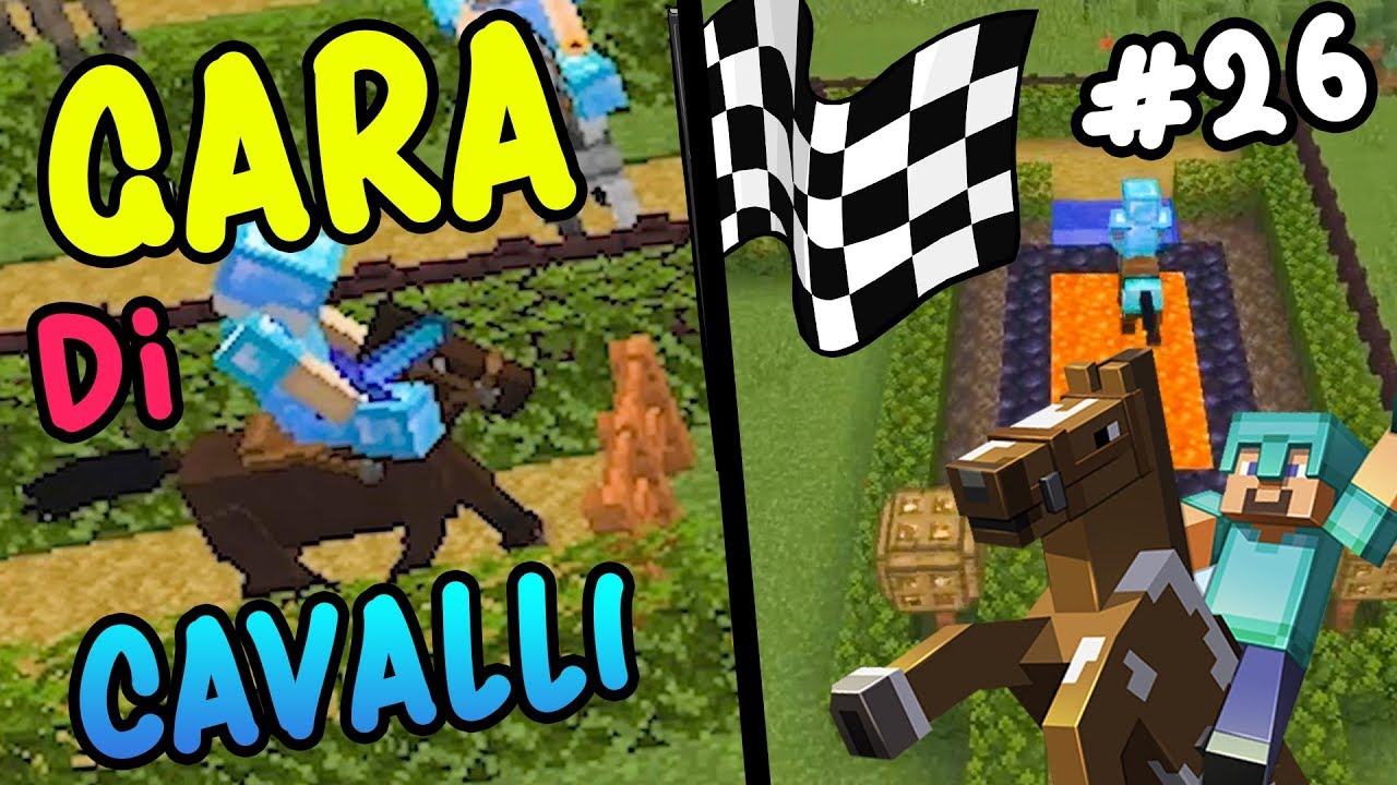 LaSabriCraft#26: la GARA di CAVALLI più EPICA e divertente di sempre!!