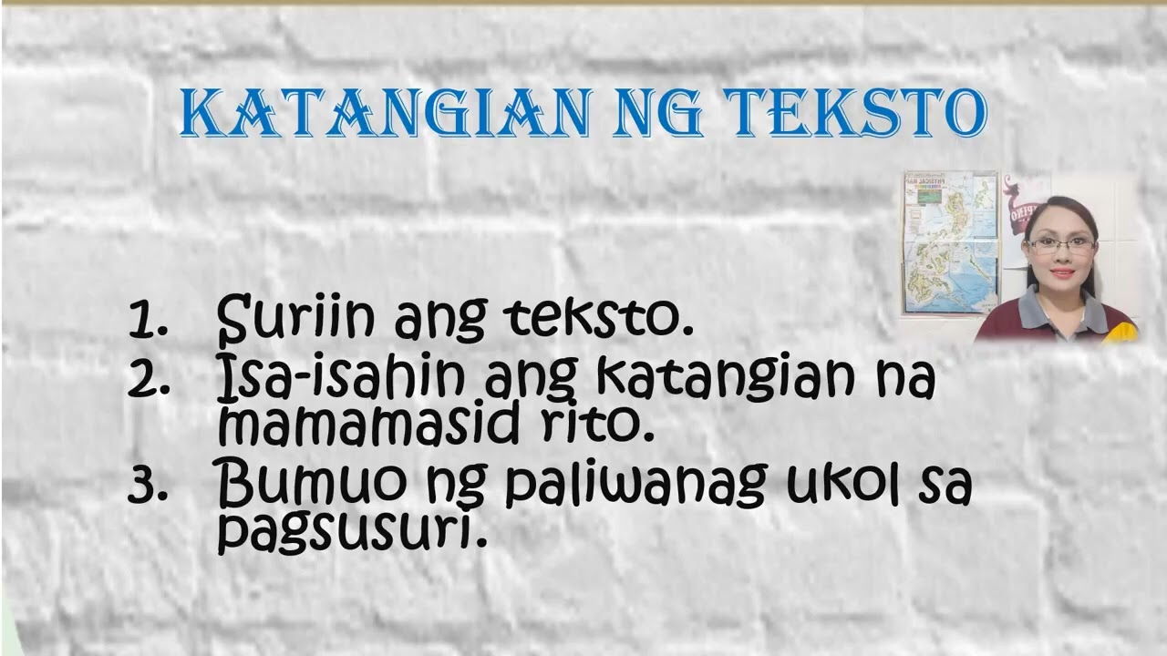 Hal  ng tekstong impormatibo  (Aralin 3 Huling Bahagi) SHS Pagbasa  Katangian at Kalikasan ng Teksto