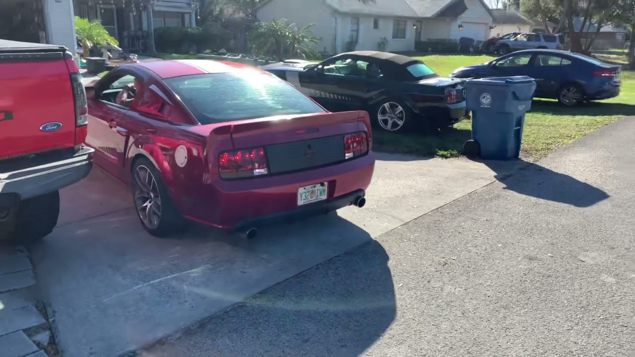 Mustang cold start with Hot Rod cams Xpipe to SVE axel back exhaust.