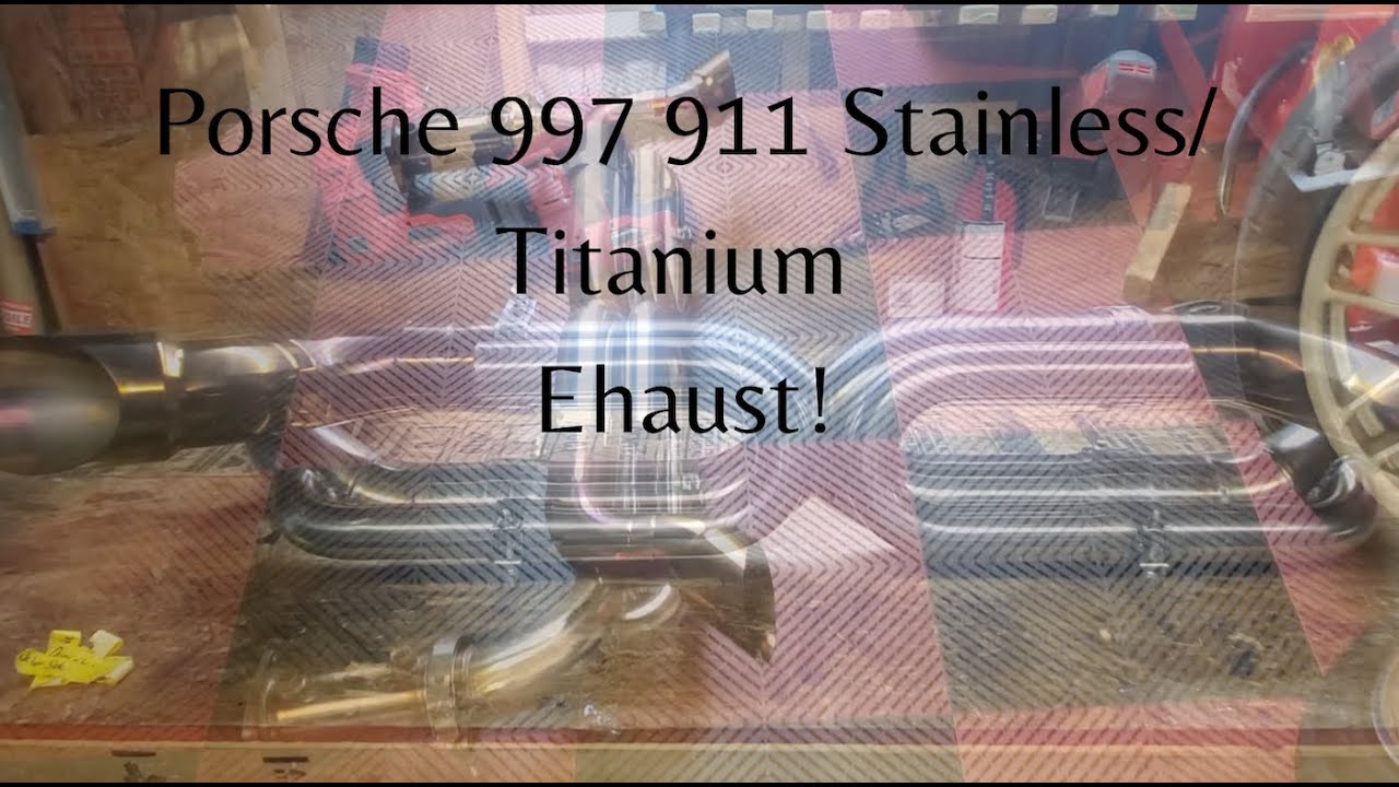 Выхлопная система Porsche 911 997 Turbo Custom из нержавеющей стали и титана звучит опьяняюще!