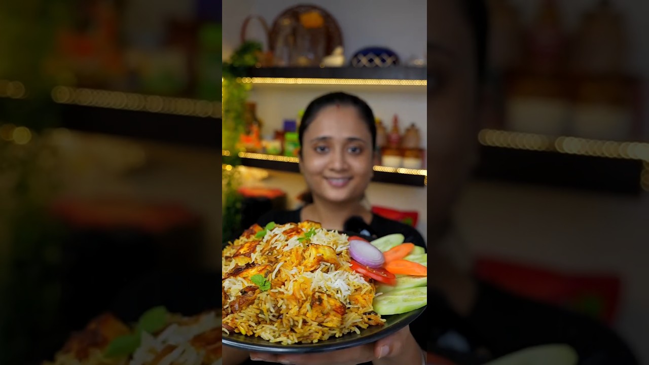 Hyderabadi Paneer Biryani Recipe