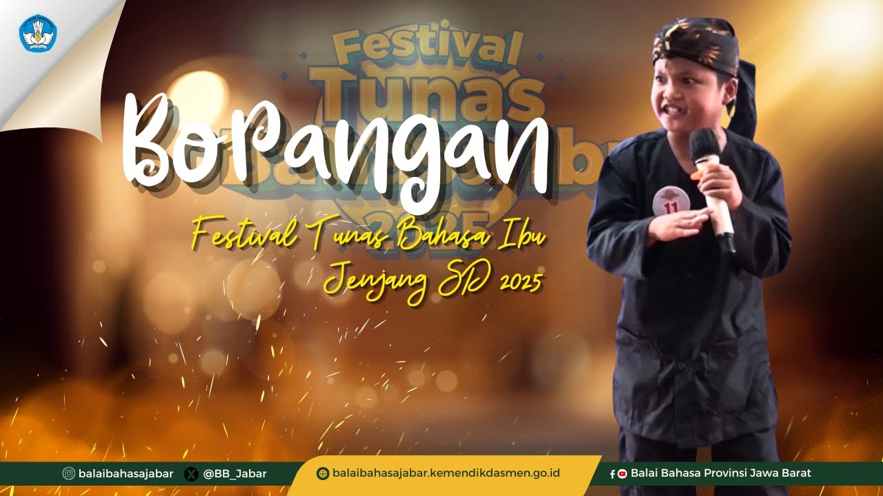 Pemenang I Borangan Kategori Putra Jenjang SD, FTBI  Jawa Barat 2025