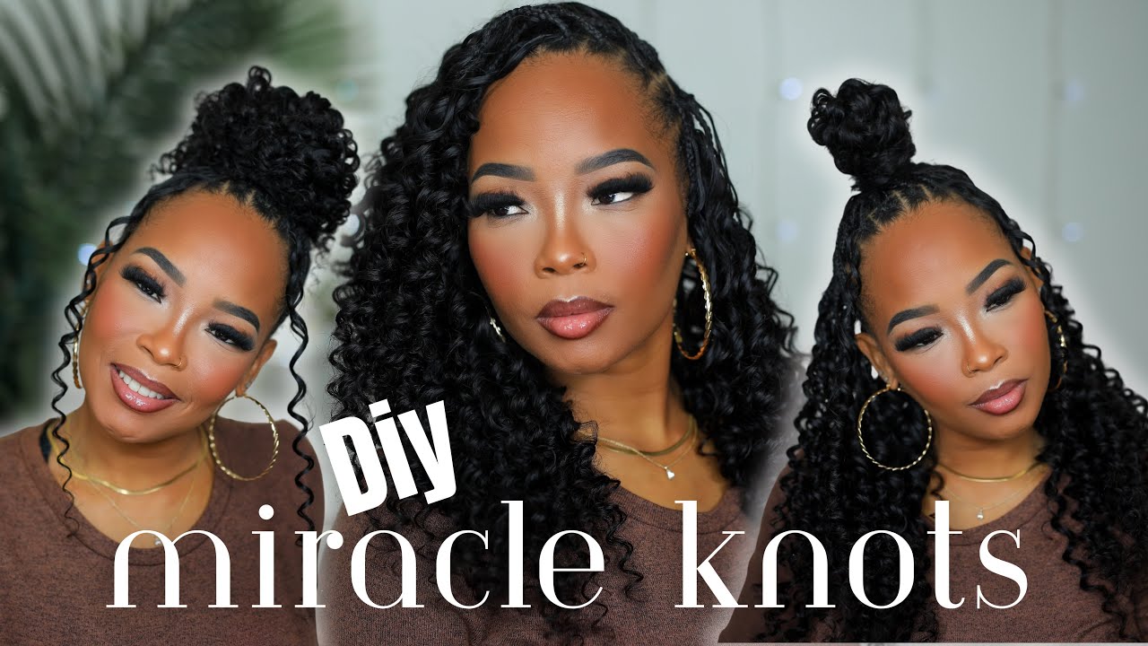 Прическа «Чудо-узлы» | Техника плетения крючком от @LockBraids