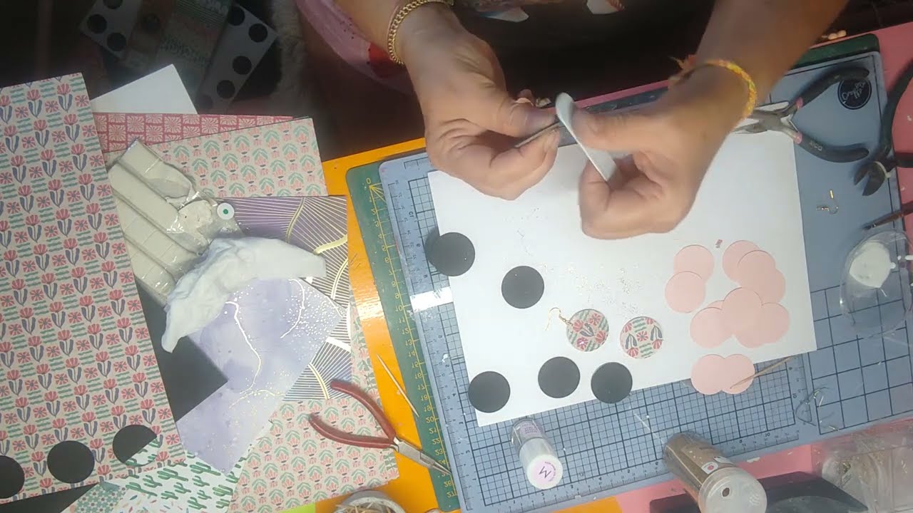 Bijoux en papier version sans résine ❤️❤️❤️