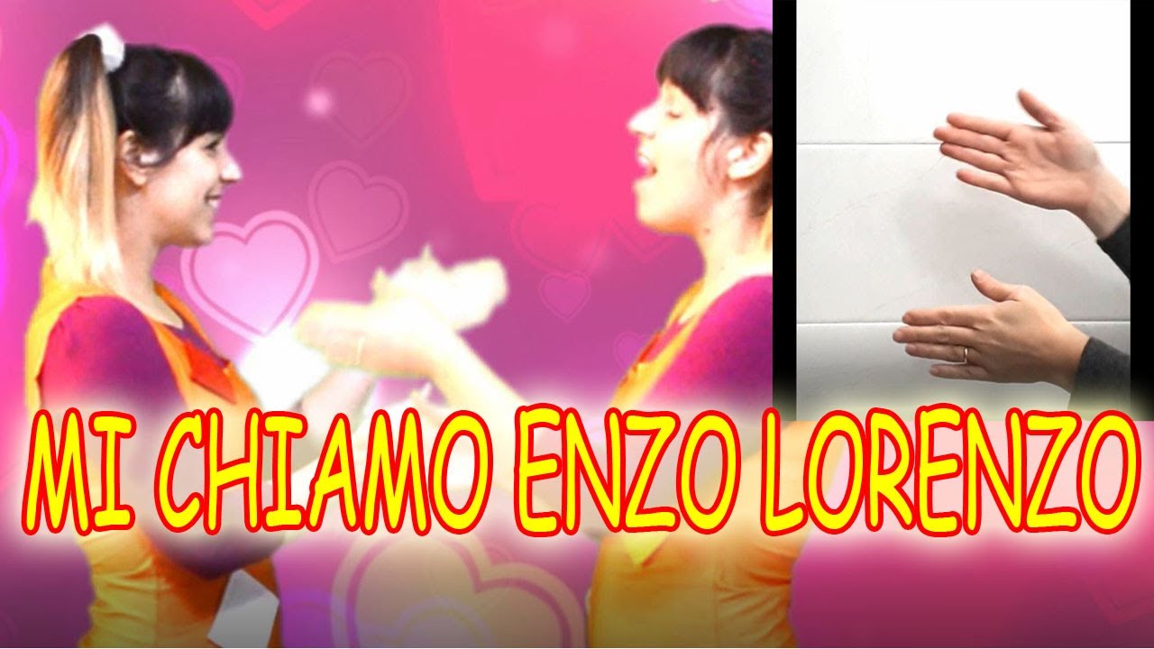 MI CHIAMO ENZO LORENZO | Conte e filastrocche | TUTORIAL FINALE | Giochi con le mani in due