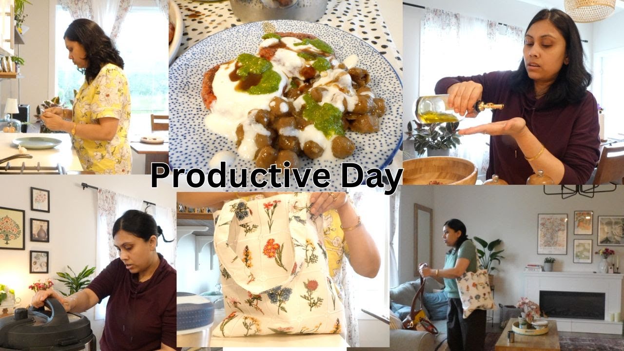 Managing Home & Hospital Visit - Healthy Tikki Chaat - Busy and productive Evening to Morning Vlog