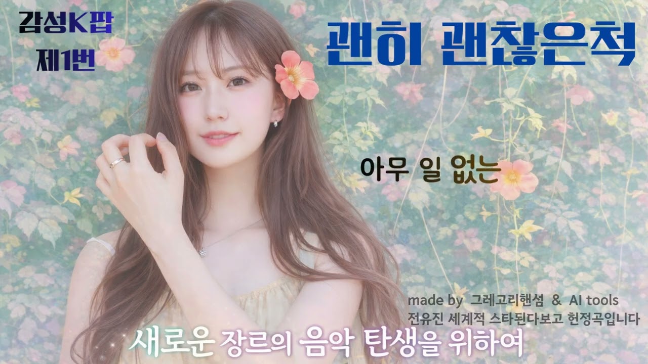괜히 괜찮은척｜제1화 유진 성장 서사 시리즈(첫이별 후 성숙해진) #트로트  #팝발라드 #괜히 #괜찮은척  #아픔  #이별  #감성 #감성노래 #유진 #왜 이렇게