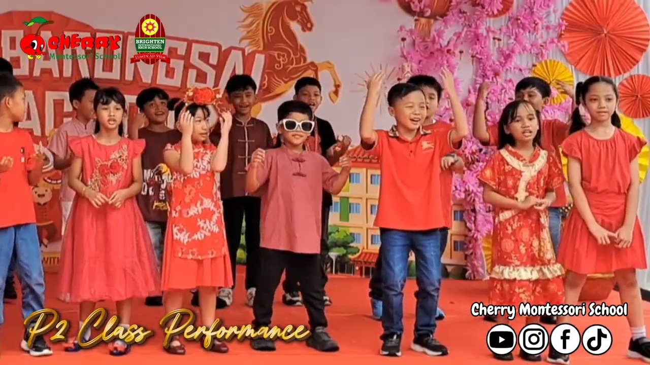 SD Cherry Montessori School - P2 Class Performance on CNY Celebration, 19 Feb 2026.#kotabekasi