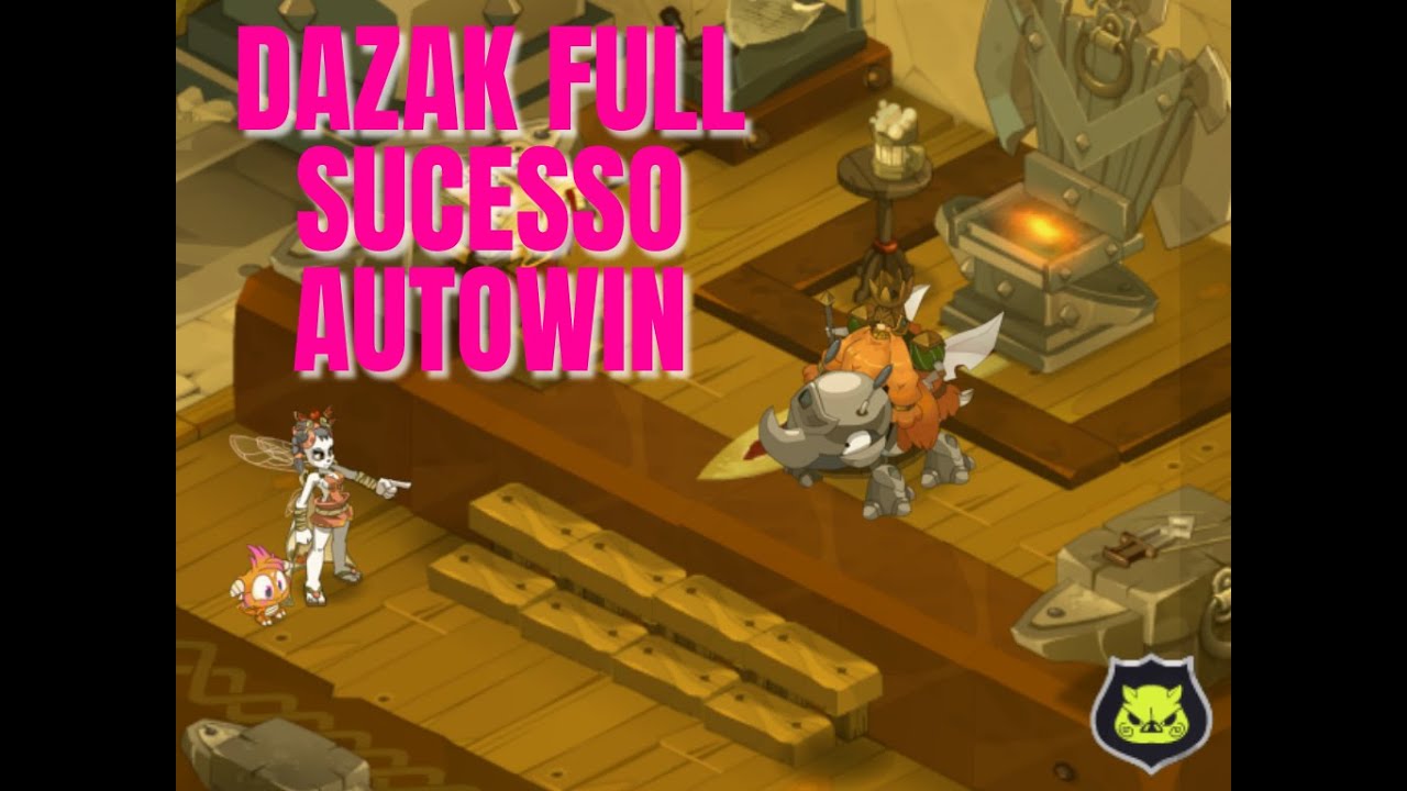 [DOFUS] Dazak Martegelo (Primeiro) (Liberdade) (Duo) - AUTOWIN ( PANDA + CRA )