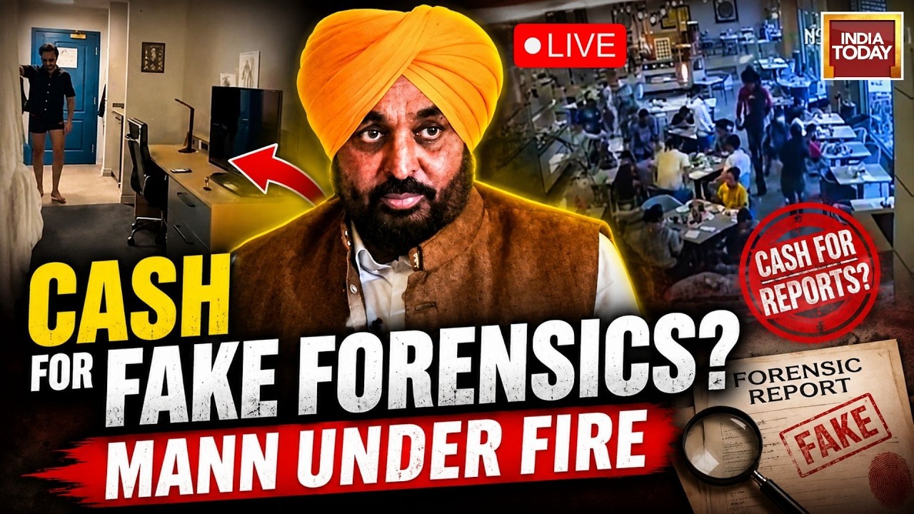 Bhagwant Mann Bribe News LIVE: 2 Arrested for Fixing Forensic Report in Punjab CM's Viral Video Case