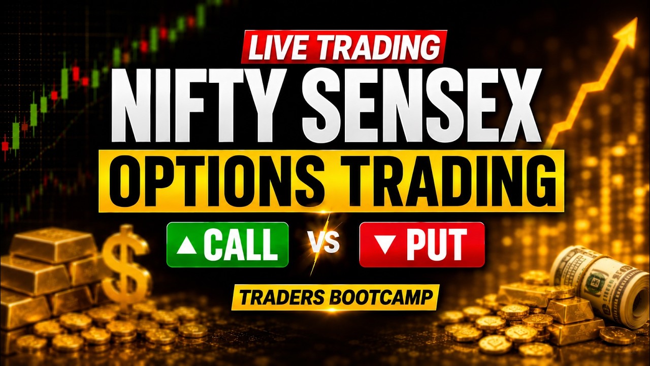 Expiry Hero Zero Trade Nifty Sensex & Bank Nifty || Live Trading | Gold Analysis
