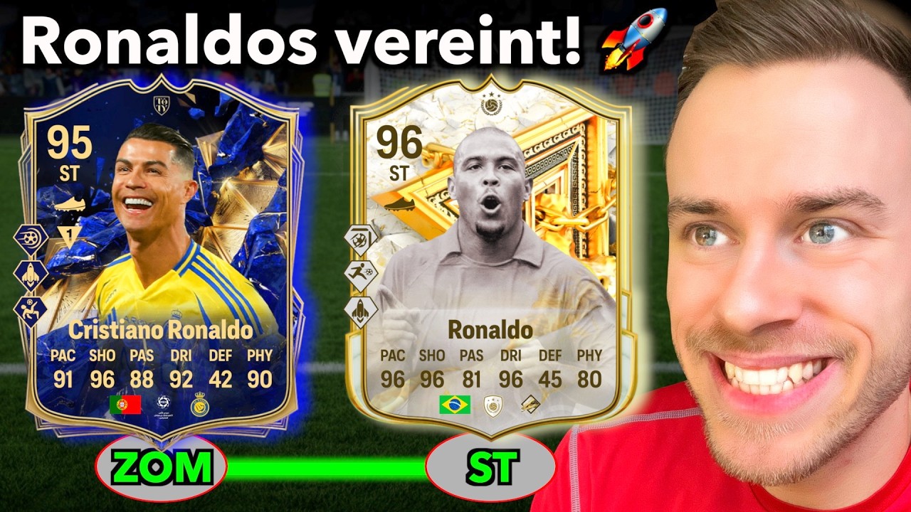 Ich habe die GOAT’s CR7 & R9 Ronaldo vereint! 🇵🇹🇧🇷🐐 *SIUUU*