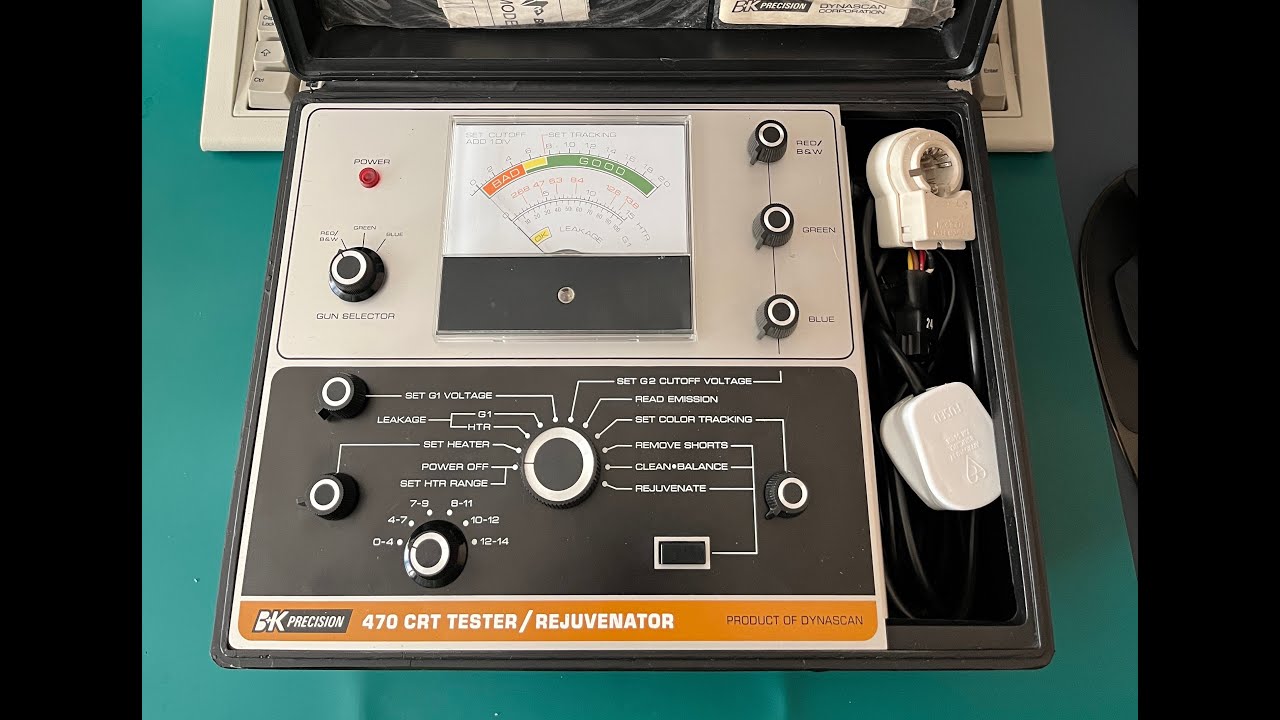 B+K Precision Model 470 CRT CATHODE RAY TUBE TESTER/REJUVENATOR - Overview