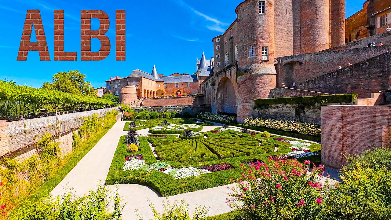 Walking Through Albi — Red Brick City of Medieval  / ASMR / NaturalSounds