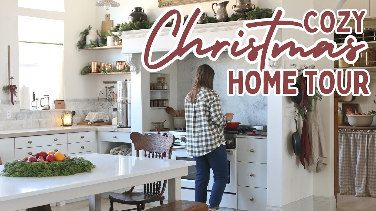 A Guided Cozy Christmas Home Tour in our Pole Barn Home
