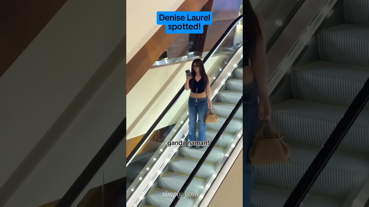 DENISE LAUREL SPOTTED! SO PRETTY TALAGA 💖 #deniselaurel #spotted
