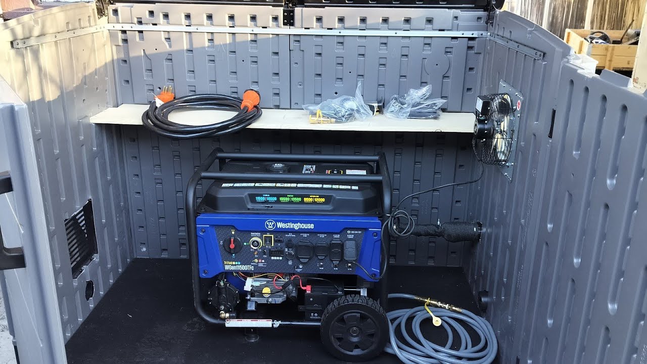 Westinghouse 14,500 watt tri-fuel Whole house setup