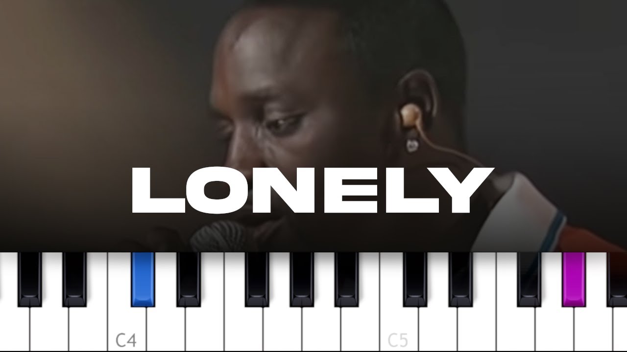 Akon - Lonely (piano tutorial)
