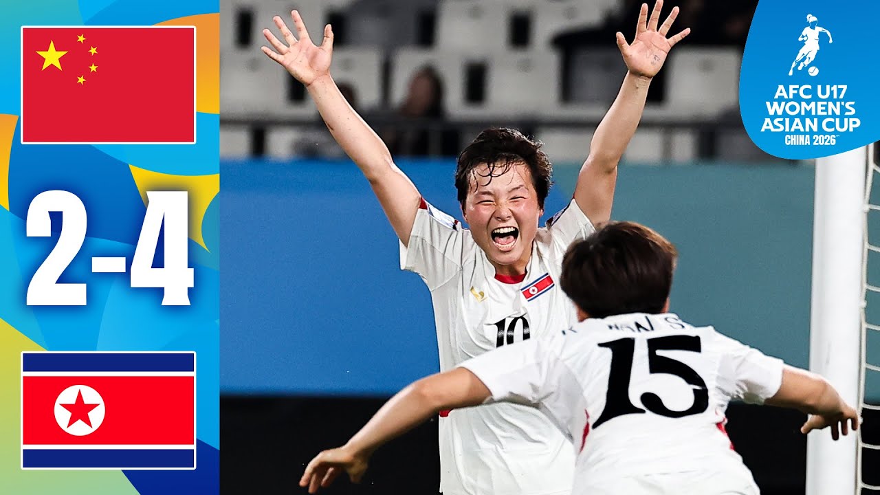 DPR Korea&rsquo;s title defence rolls on! | China PR - DPR Korea | Highlights | AFC U17 Women's Asian Cup&trade;
