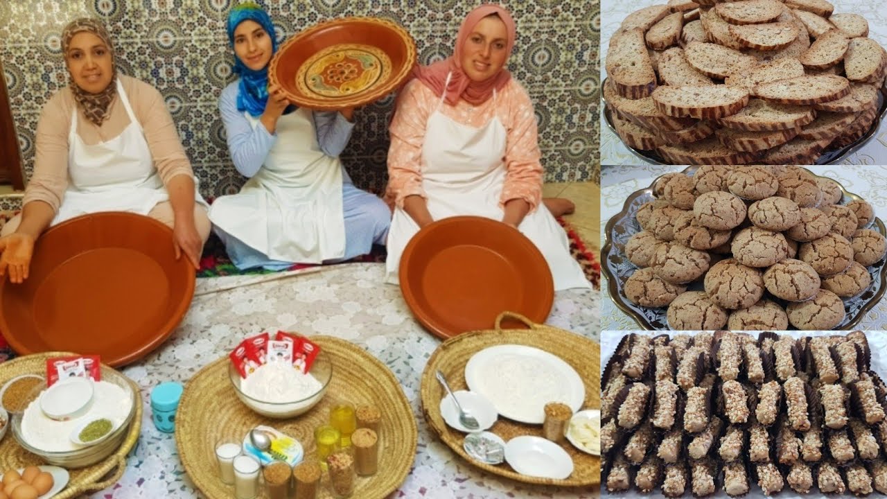 عريسات الحادكات❤على حلوة🍤🍪دالعيد مساعدات🤗💪