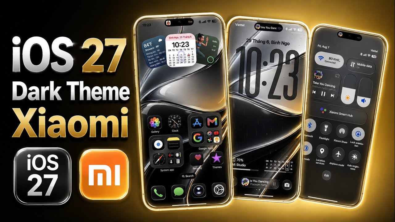 Установка темной темы iOS 27 на устройства Xiaomi | Только MTZ