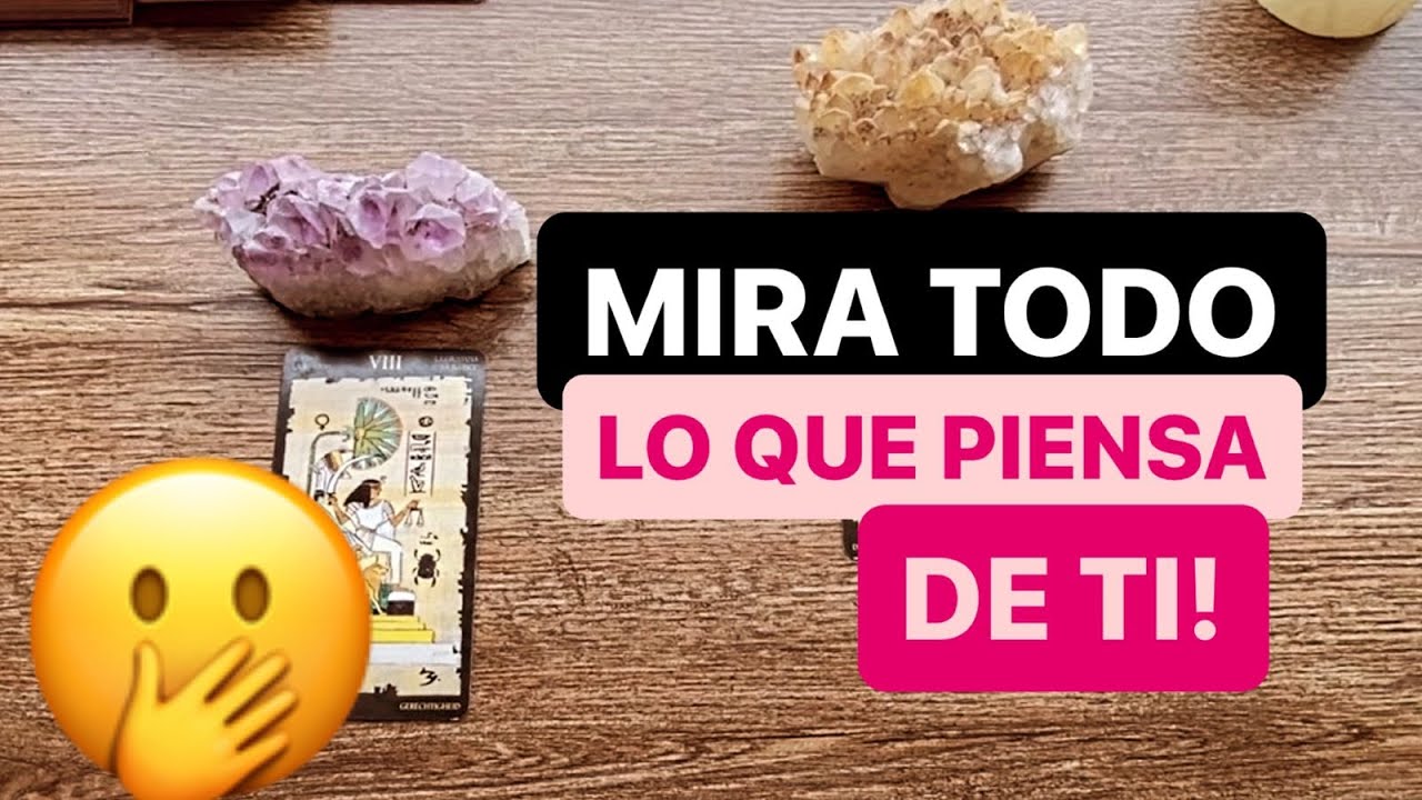 ❤️¿ESTÁ PENSANDO EN TI? ¿QUÉ PIENSA? ¿DE USTEDES DOS? 😳✨  CANALIZACIÓN |Tarot Interactivo 💜