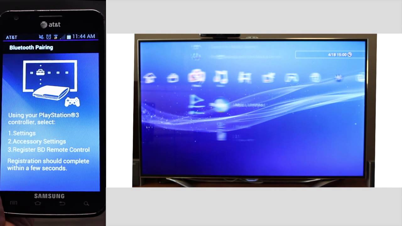 Настройка вашего Harmony Smart Control для подключения Bluetooth с помощью PS3