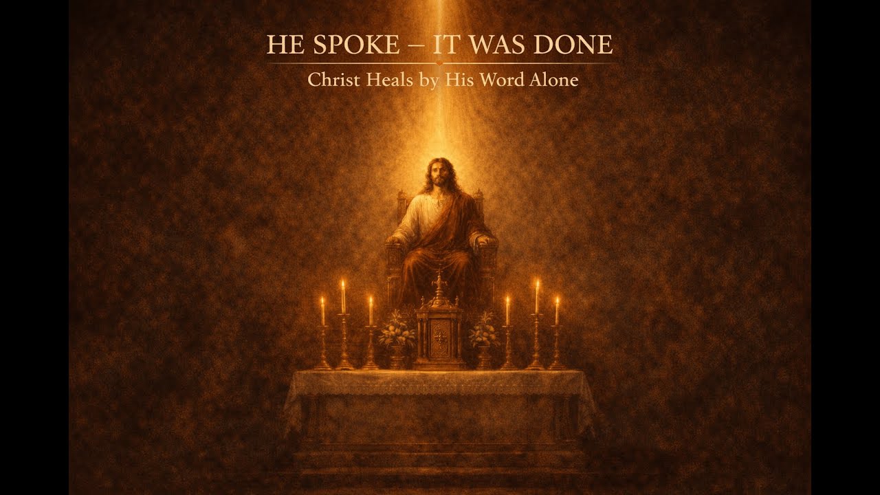 Third Sunday after Epiphany — Christ Heals by His Word Alone
