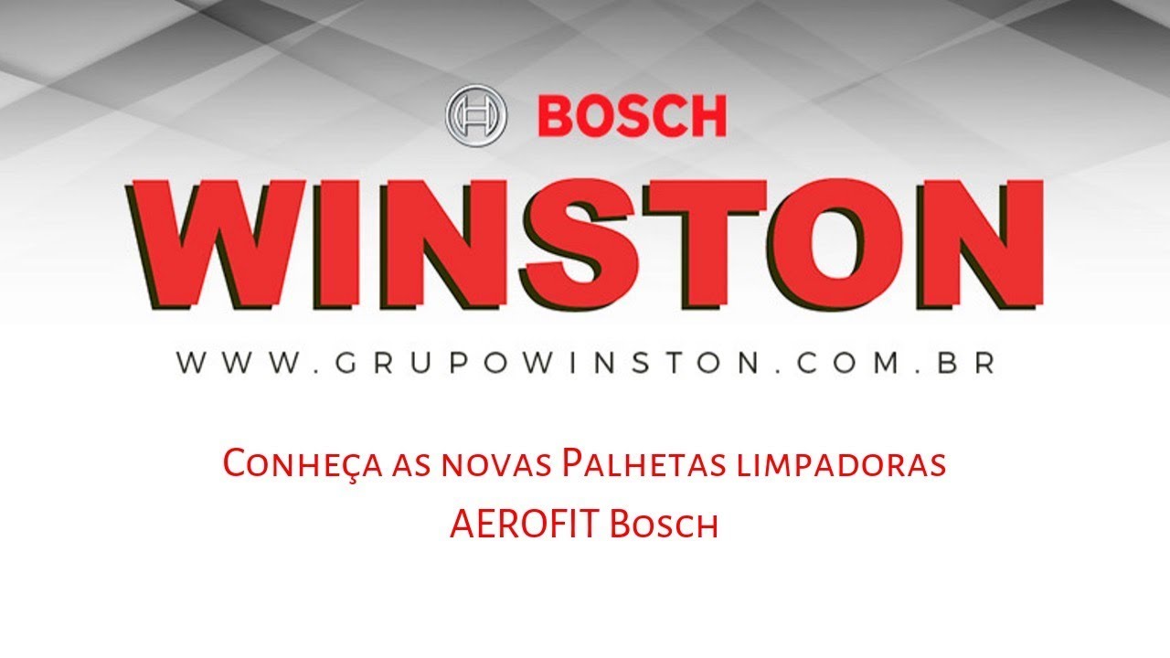 Conhe&ccedil;a as novas palhetas limpadoras AEROFIT Bosch