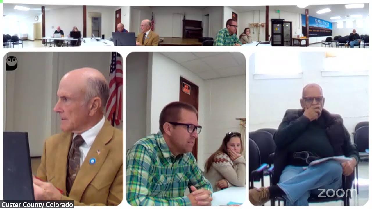 Custer County BOCC Meeting 10-8-2025 Wetmore