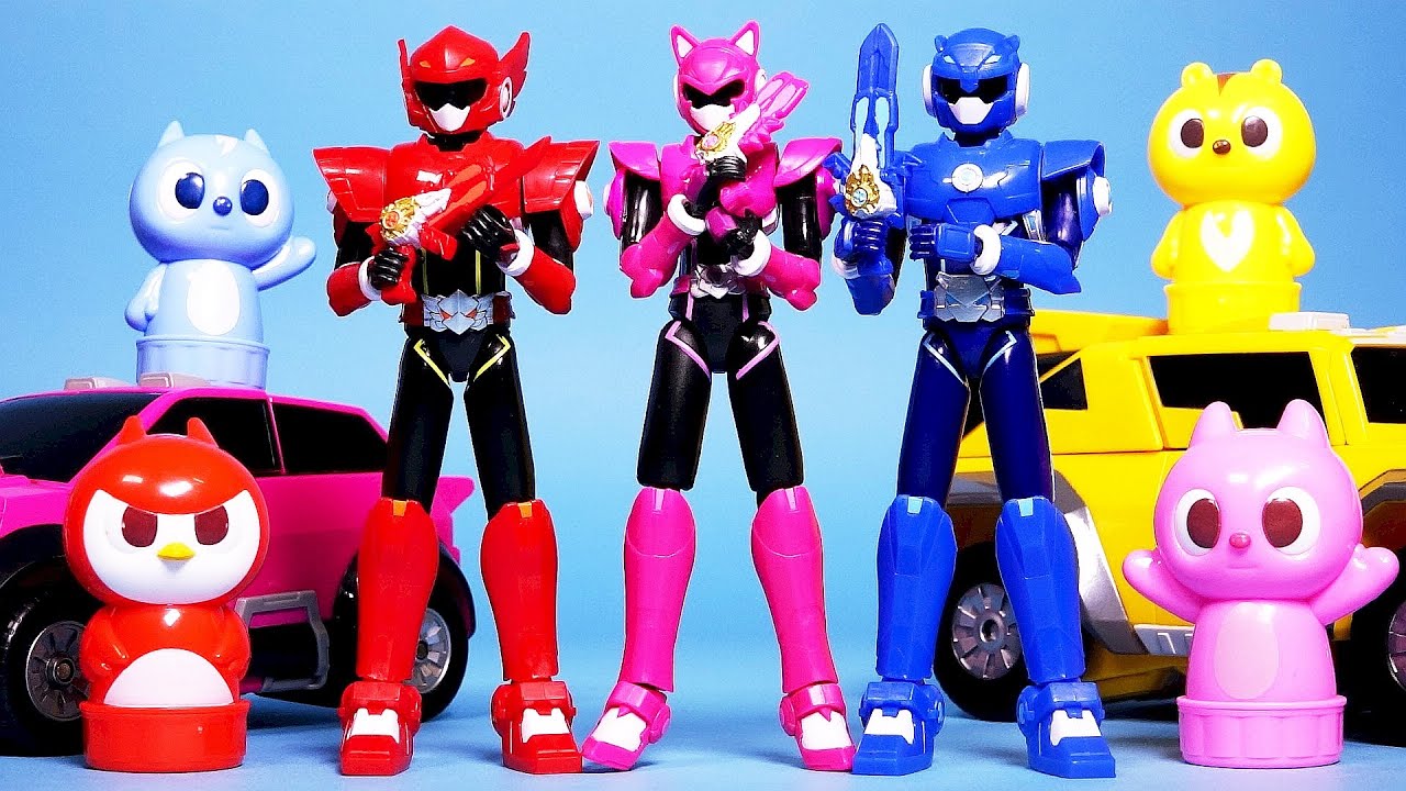 미니특공대 최강전사 파워레인저 다이노포스 카봇 또봇 타요 뽀로로 장난감 MiniForce Dino Charge kyoryuger figure & toys