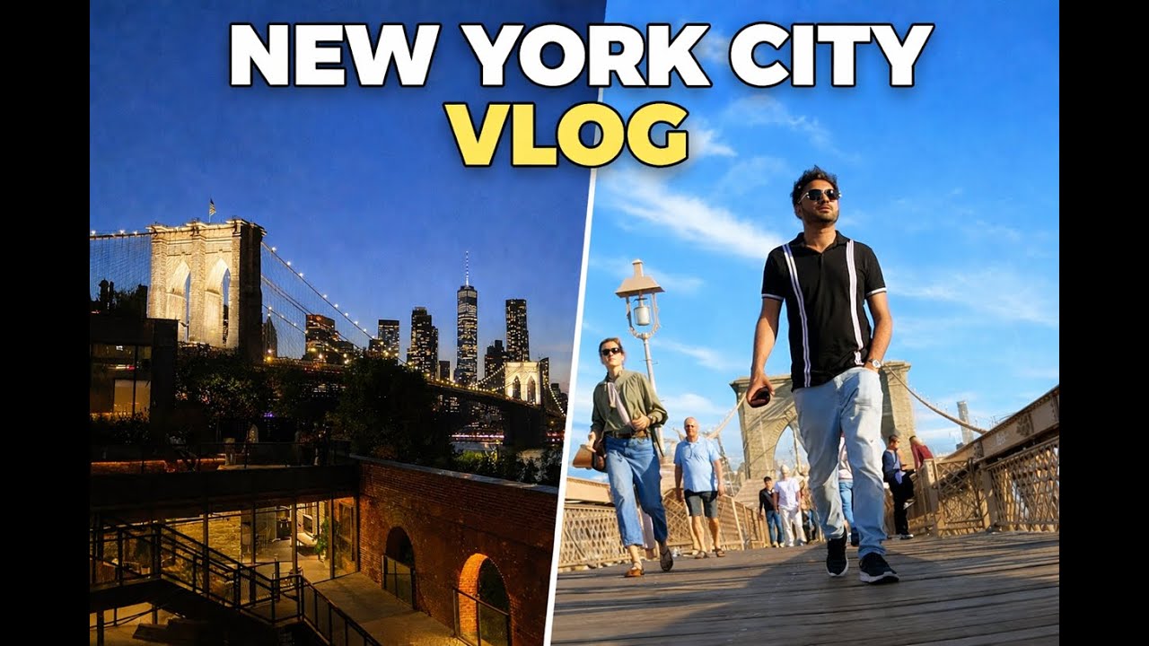 Walking Across the Brooklyn Bridge to DUMBO | NYC Aesthetic Vlog