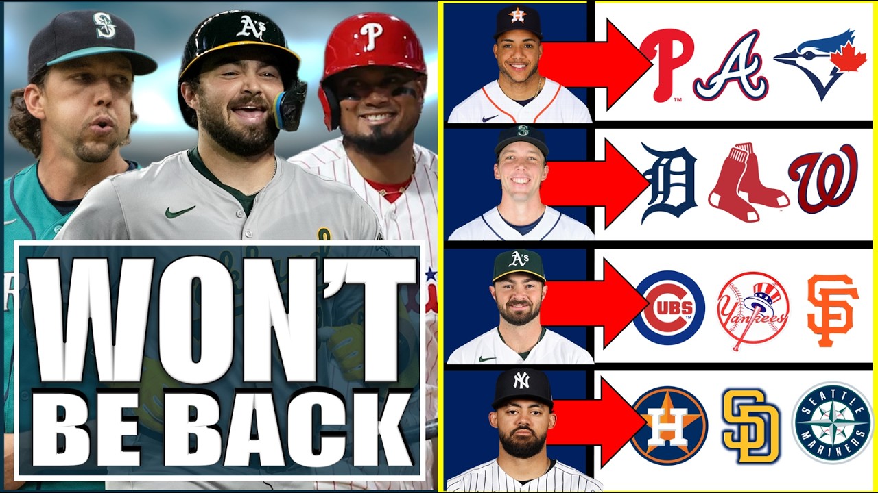 MLB Players That WON'T Be Back With Their Current Team In 2027!