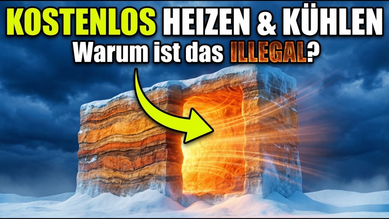 KOSTENLOSE Heizung und Kühlung aus einer Wand, die fast nichts kostet. Warum ist das illegal?