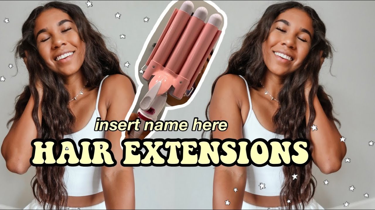 how i put my hair extensions in | INSERT NAME HERE EXTENSIONS