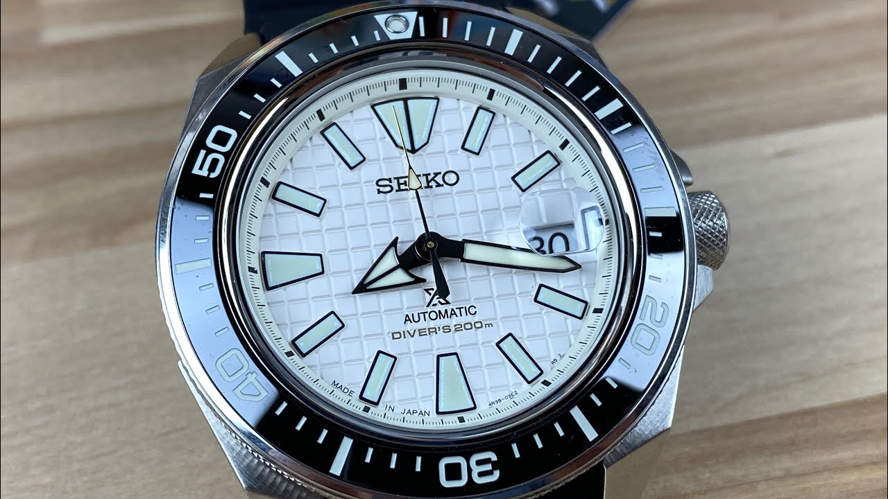 Seiko srpe37 King Samurai WHITE DIAL!
