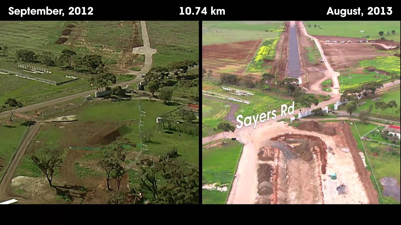 Regional Rail Link: August 2013 and September 2012 comparison