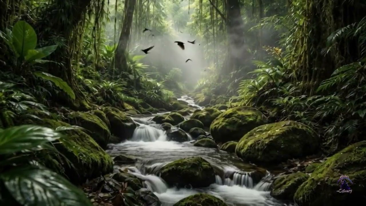 Rainforest River Ambience — Relaxing Forest Sounds for Focus & Sleep (2 Hours)